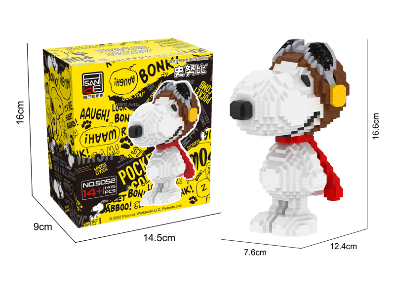 1415PCS Micro Snoopy Building Block