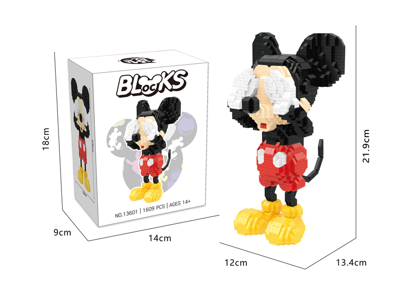 1609PCS Micro Cartoon Building Block