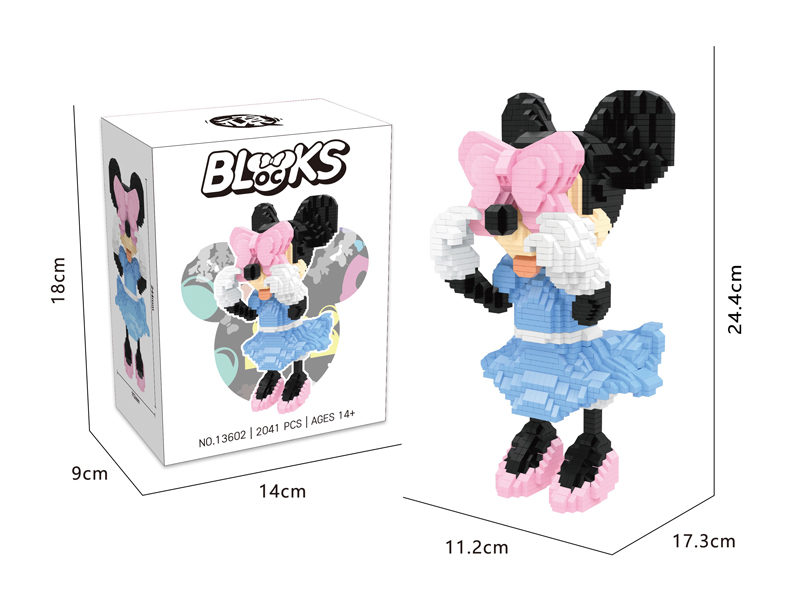 2041PCS Micro Cartoon Building Block