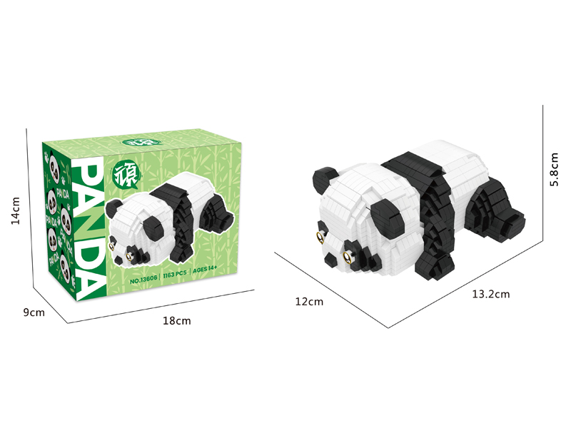 1163PCS Micro Cartoon Building Block