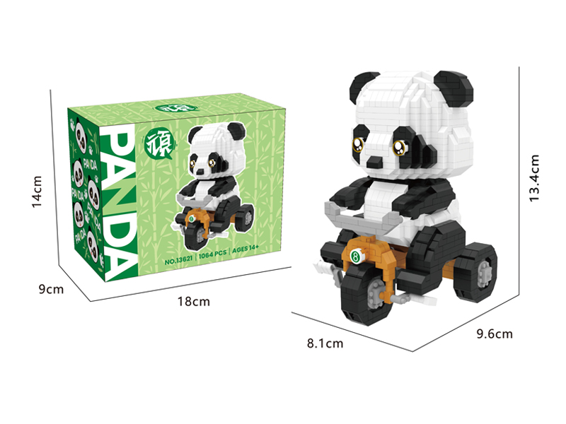 1064PCS Micro Cartoon Building Block