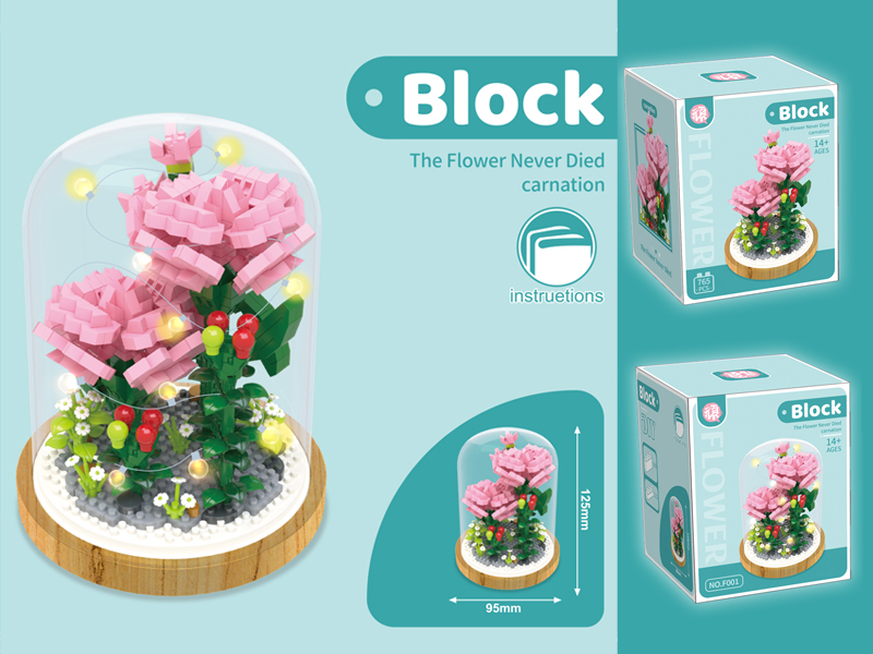 765PCS Building Block Flower Series