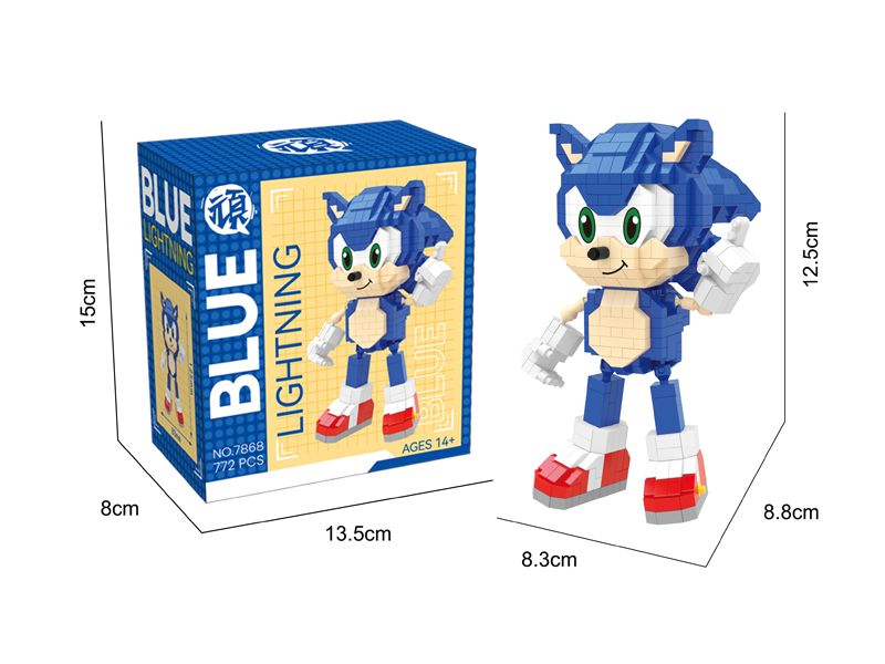 772PCS Micro Cartoon Building Block