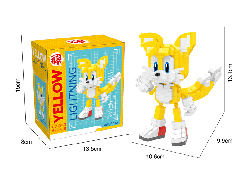 692PCS Micro Cartoon Building Block