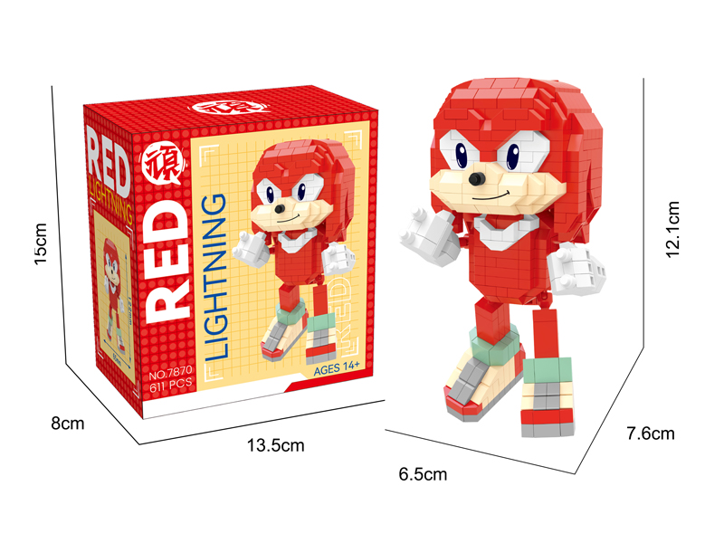 611PCS Micro Cartoon Building Block