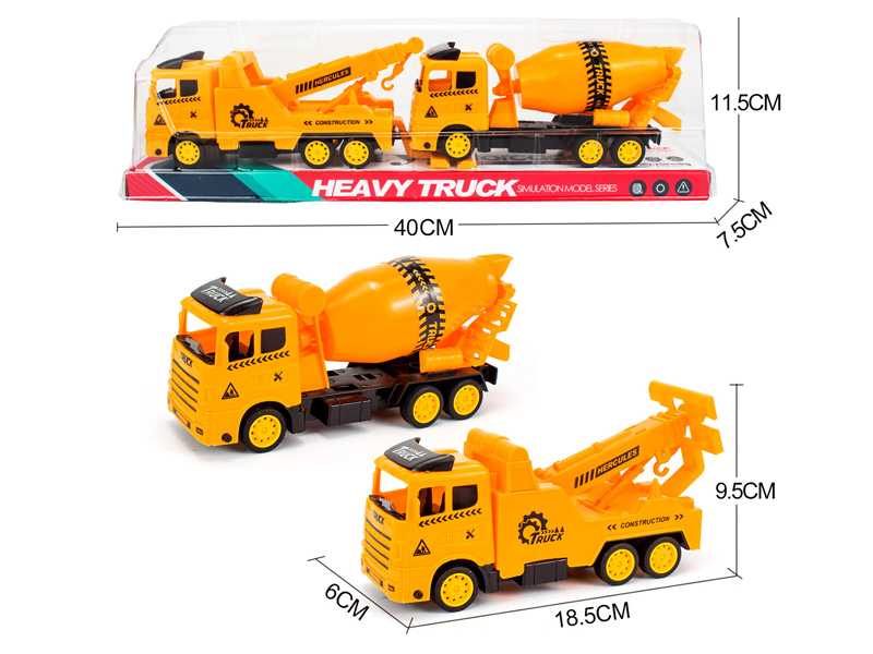 Friction Engineering Vehicle 2PCS