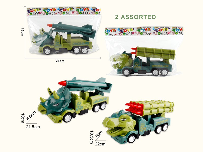 Friction Dinosaur Military Vehicles