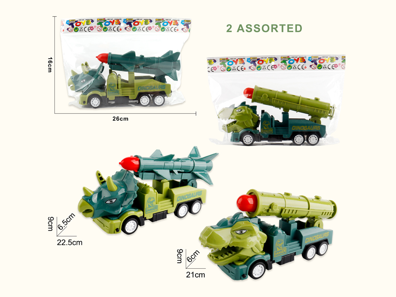 Friction Dinosaur Military Vehicles
