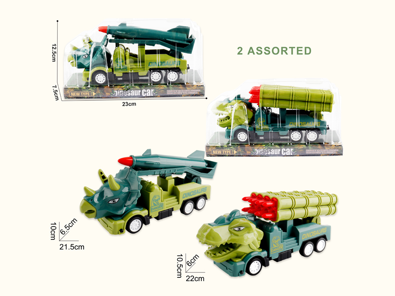 Friction Dinosaur Military Vehicles