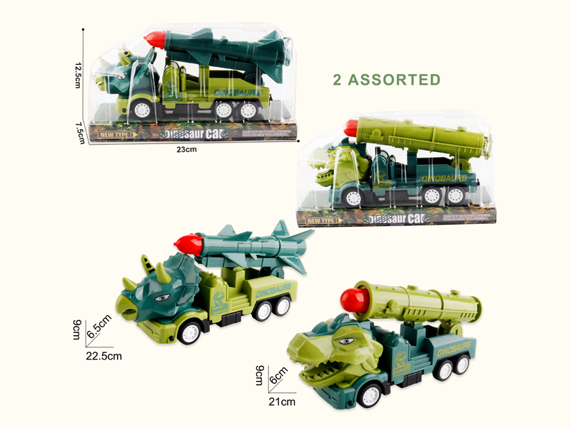 Friction Dinosaur Military Vehicles
