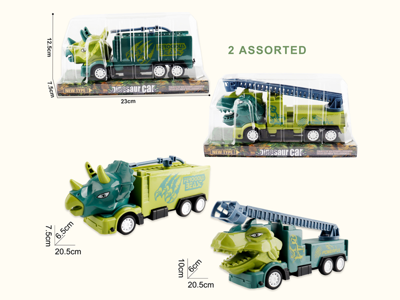 Friction Dinosaur Fire Truck