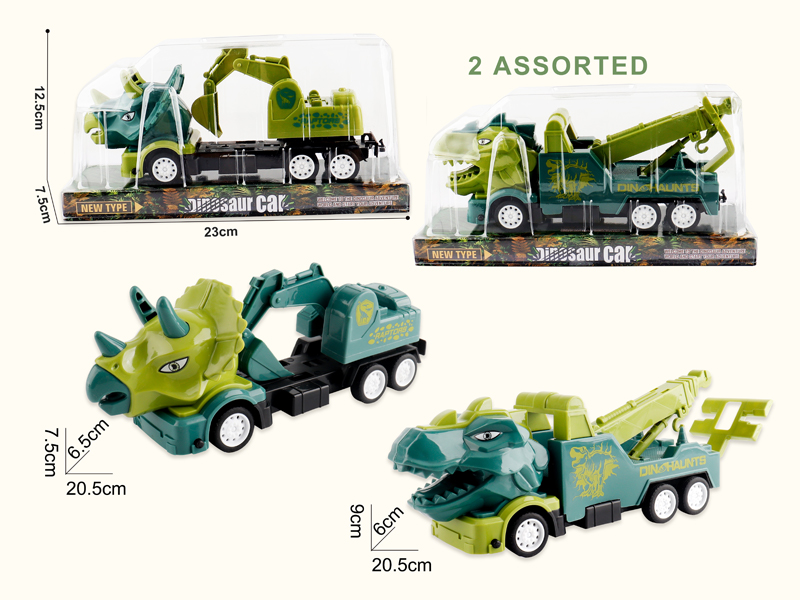 Friction Dinosaur Excavator/Trailer