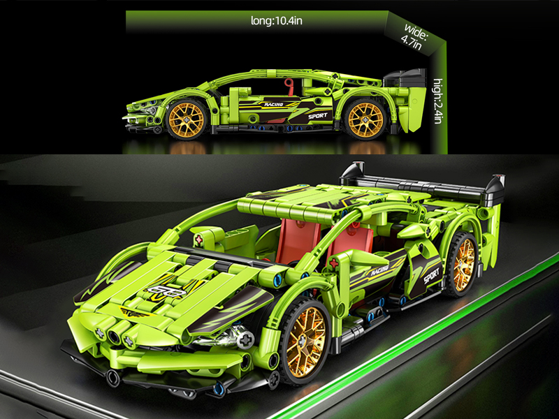 464PCS Model Car Series Building Block