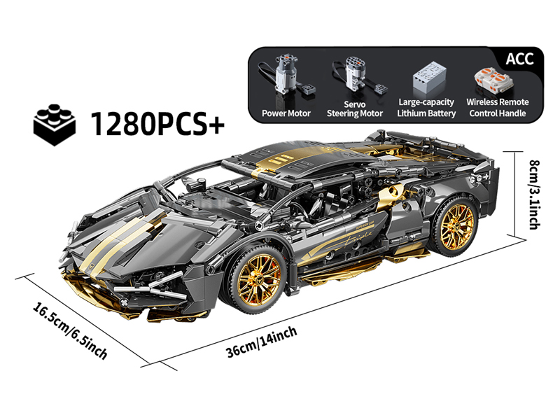 1186PCS Model Car Series Building Block