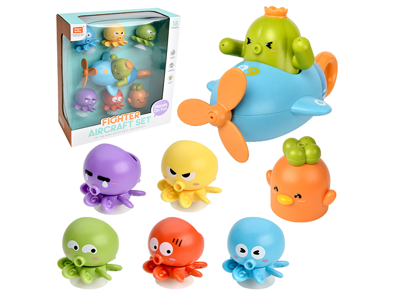 Airplane Water Cannon Octopus Set