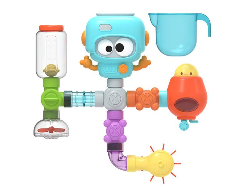 DIY Assembly Water Pipe Bath Toy 18pcs