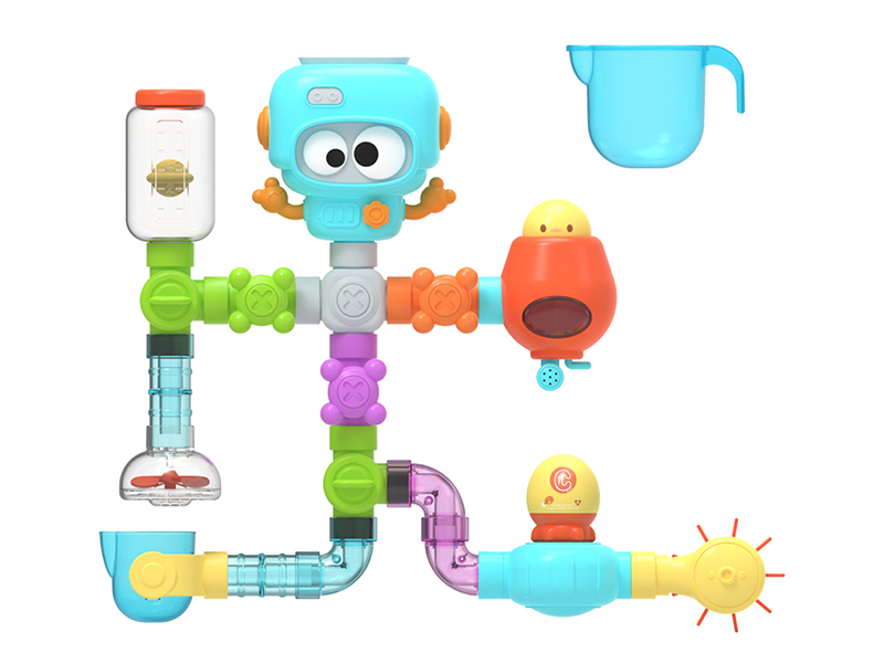 DIY Assembly Water Pipe Bath Toy 27pcs