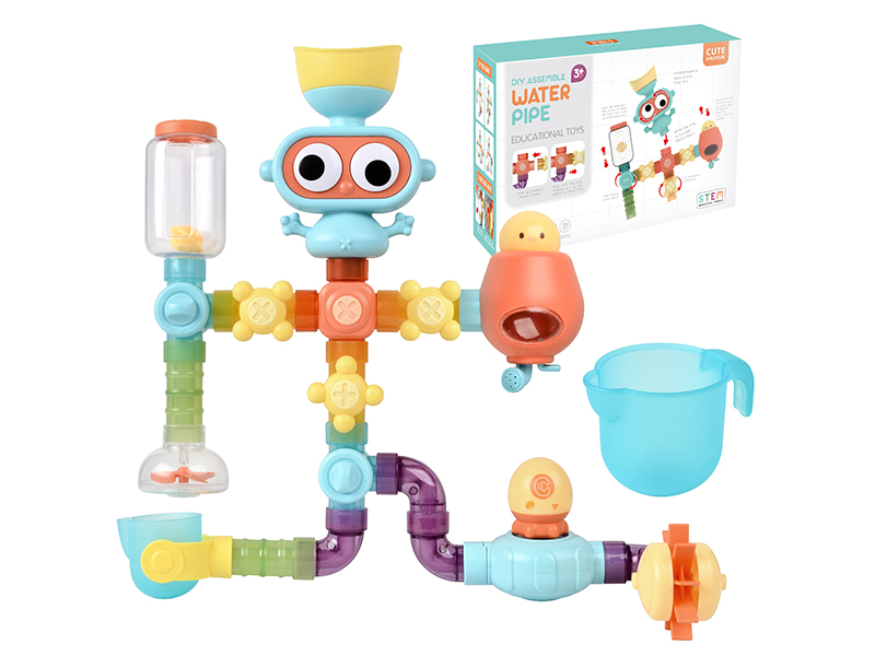DIY Assembly Water Pipe Bath Toy 27pcs