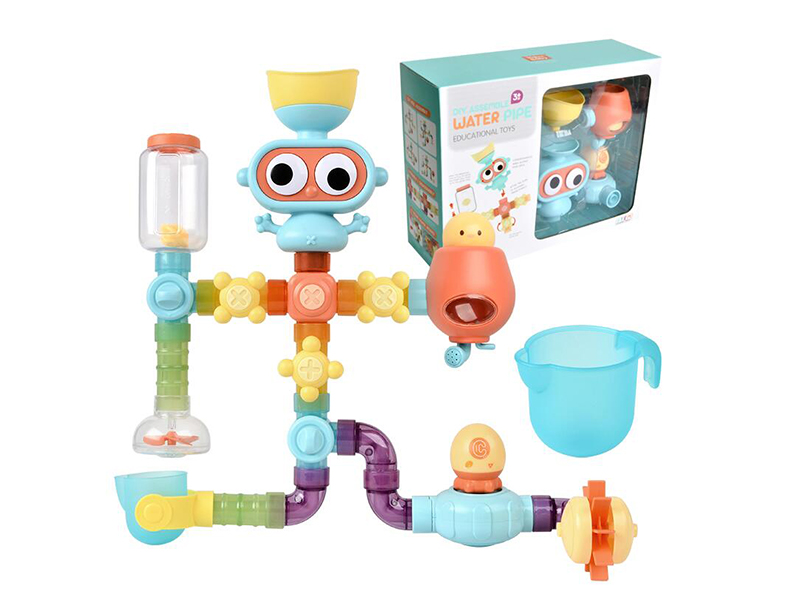 DIY Assembly Water Pipe Bath Toy 27pcs