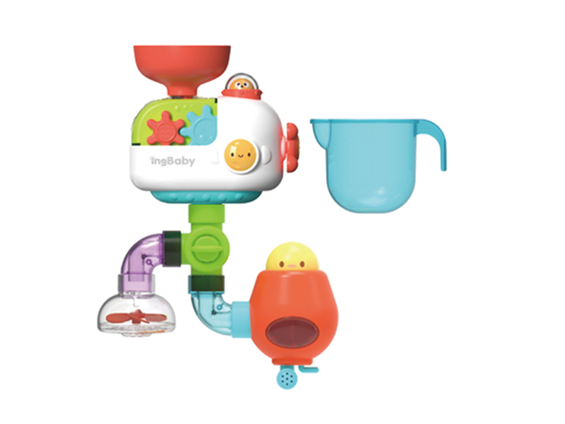 DIY Assembly Water Pipe Bath Toy 9pcs