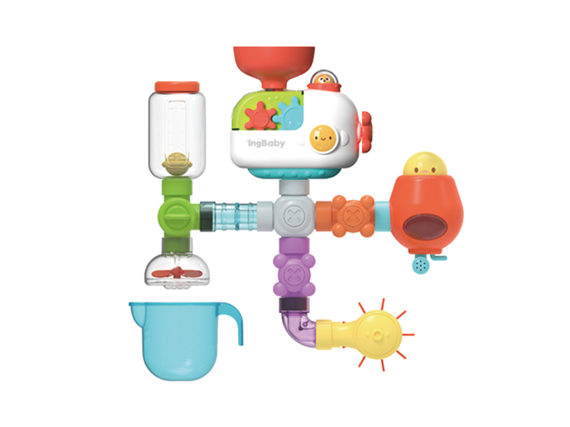 DIY Assembly Water Pipe Bath Toy 18pcs