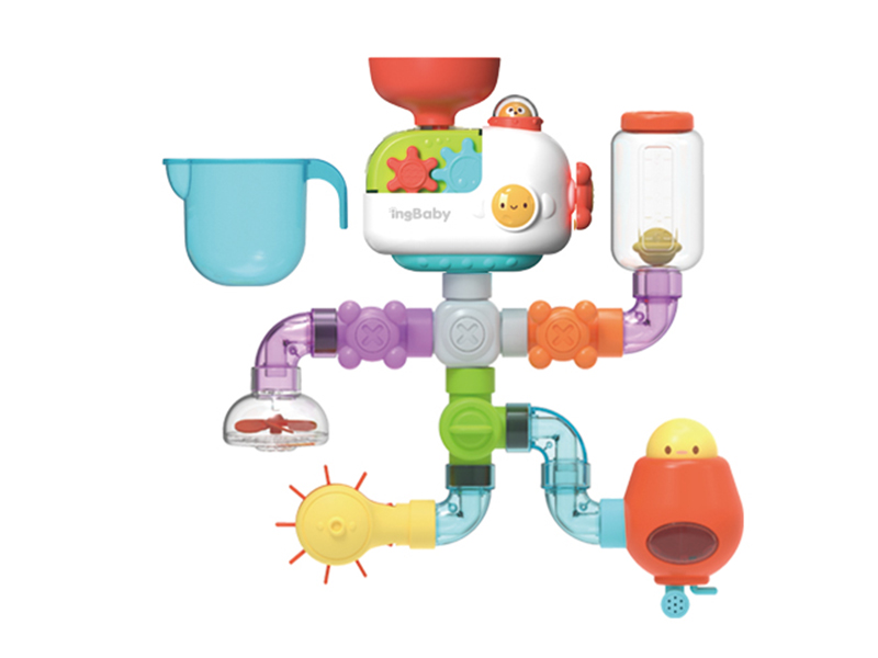 DIY Assembly Water Pipe Bath Toy 21pcs
