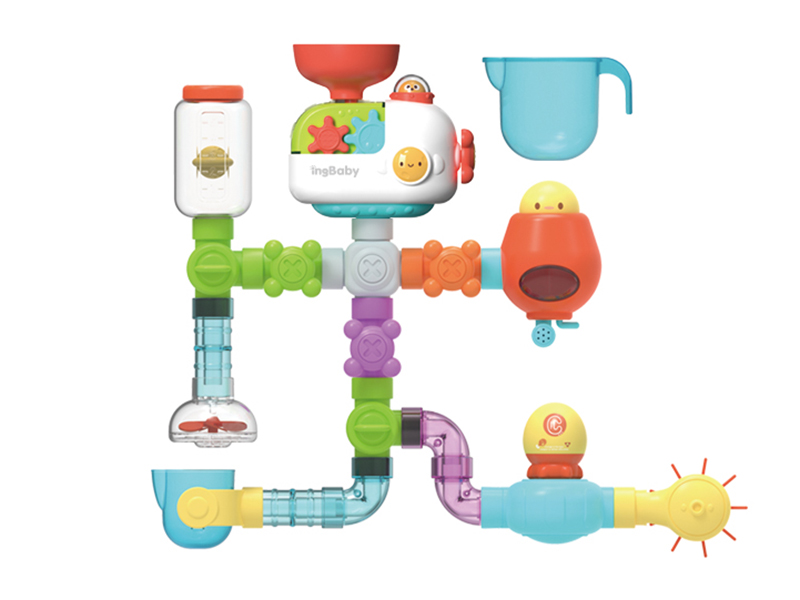 DIY Assembly Water Pipe Bath Toy 27pcs