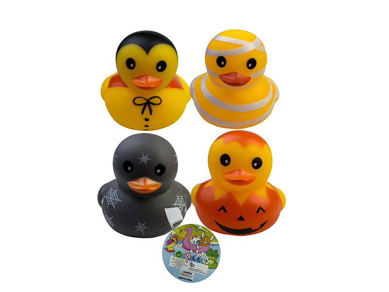 4PCS Halloween Vinyl Duck