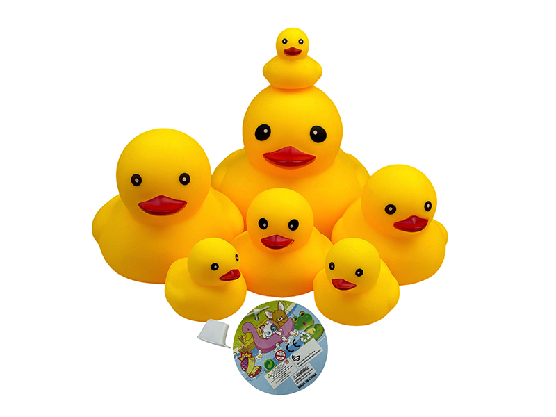 7PCS Vinyl Duck
