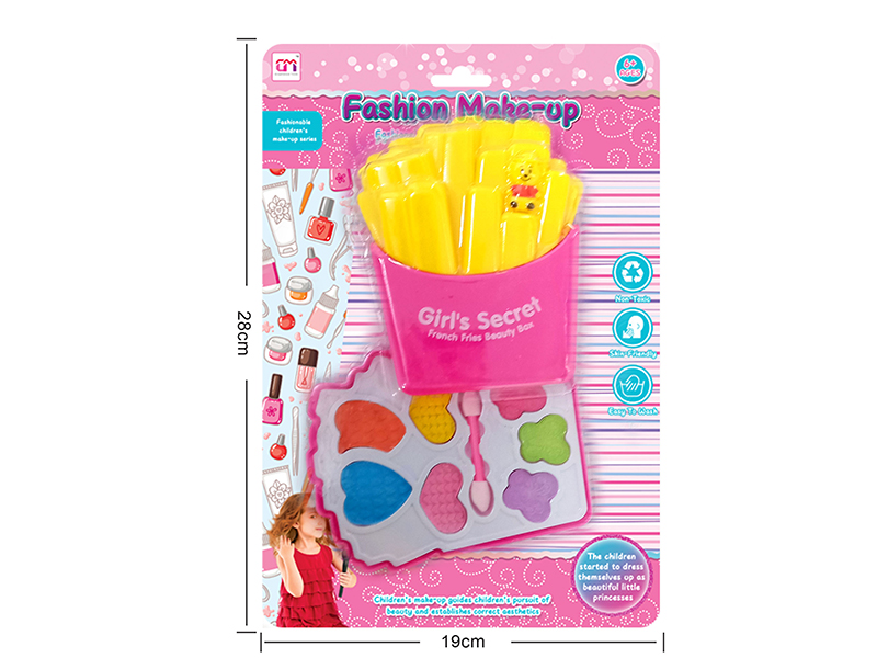 French Fries Shaped Children's Make Up Set