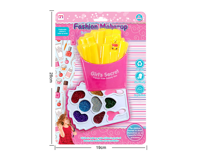 French Fries Shaped Children's Make Up Set