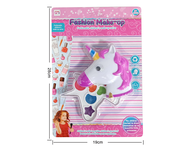 Unicorn Shaped Single Layer Children's Make Up Set