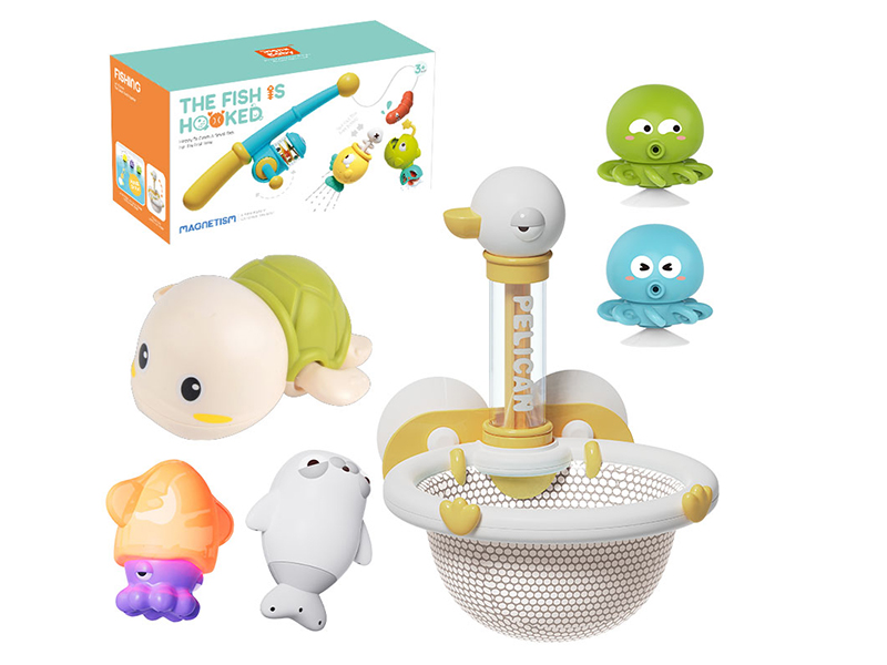 Pelican Scoop Net Catch Fish Game 10pcs