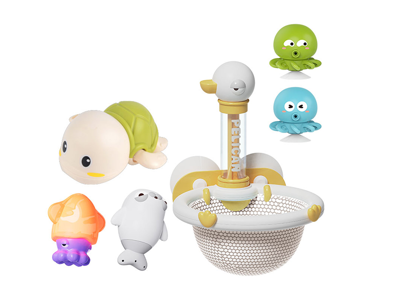 Pelican Scoop Net Catch Fish Game 10pcs