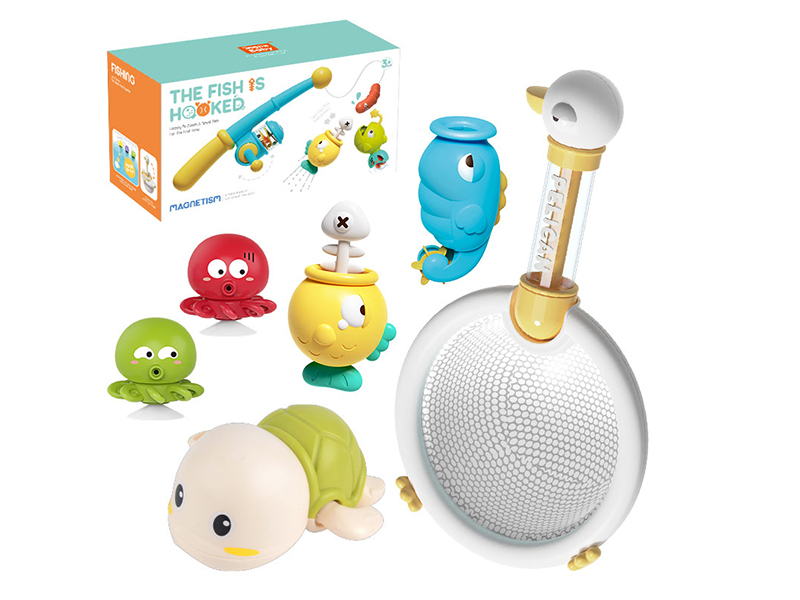 Pelican Scoop Net Catch Fish Game 7pcs