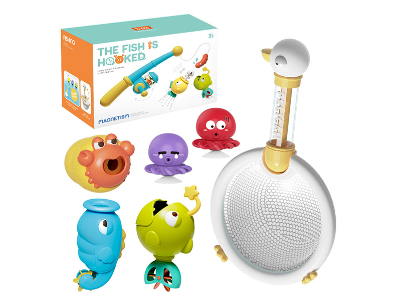 Pelican Scoop Net Catch Fish Game 7pcs