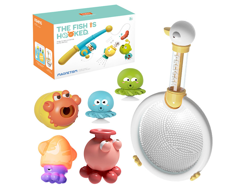 Pelican Scoop Net Catch Fish Game 7pcs