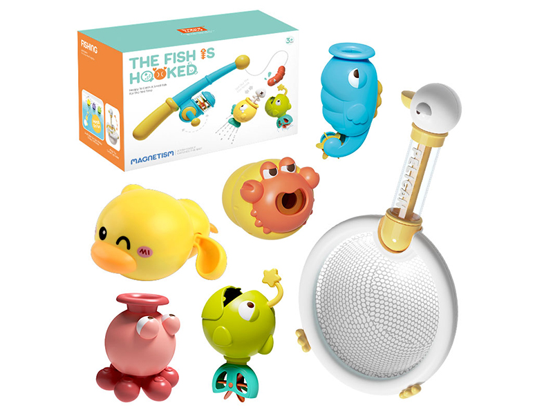 Pelican Scoop Net Catch Fish Game 7pcs