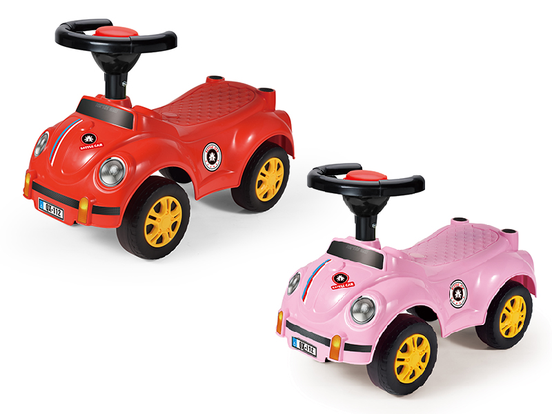 Cartoon Ride On Car(Steering Wheel With BB Whistle)