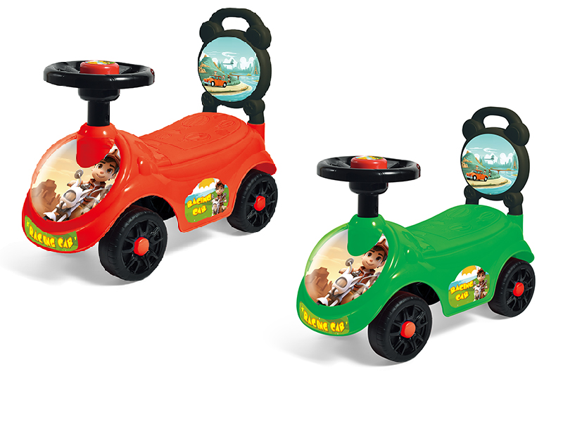Cartoon Ride On Car(Steering Wheel With BB Whistle)