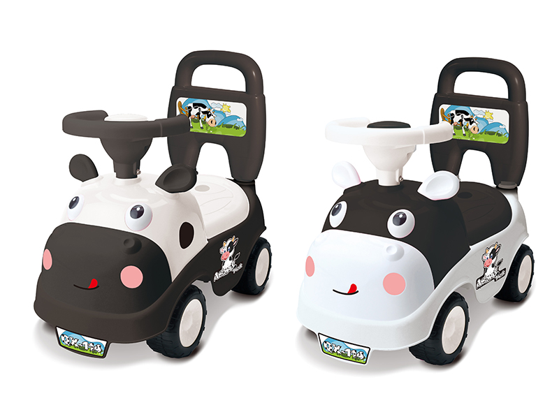 Cartoon Cow Ride On Car(Steering Wheel With BB Whistle)