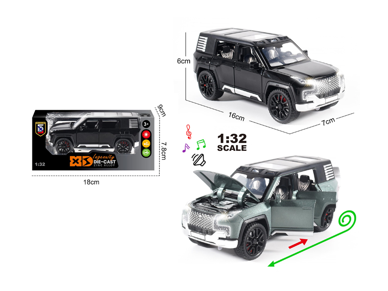 1:32 Alloy Byd Car With Light And Sound