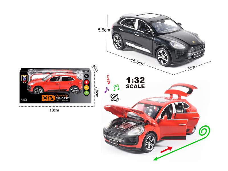 1:32 Alloy Porsche Macan With Light And Sound