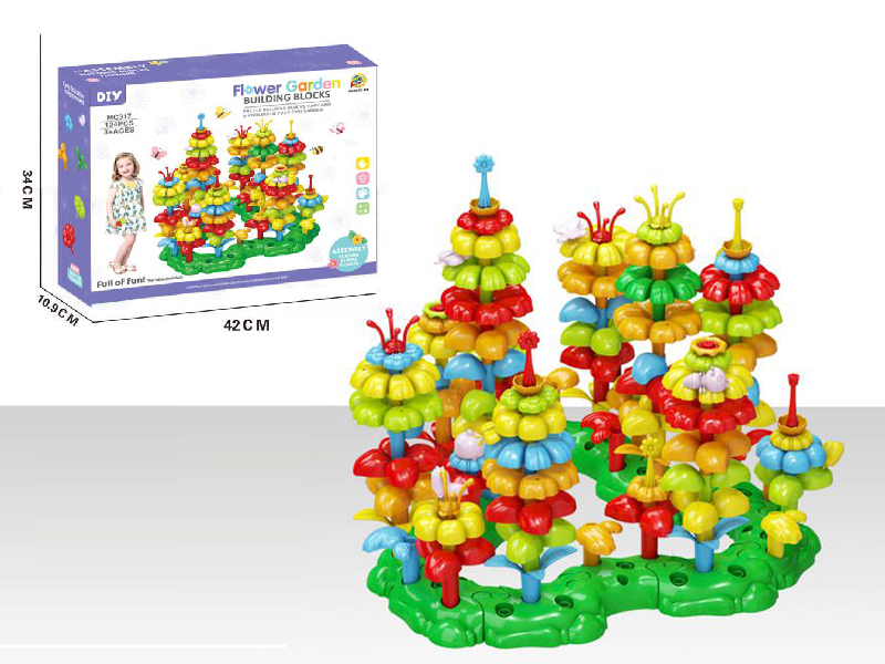 DIY Flower Garden Building Blocks 124pcs