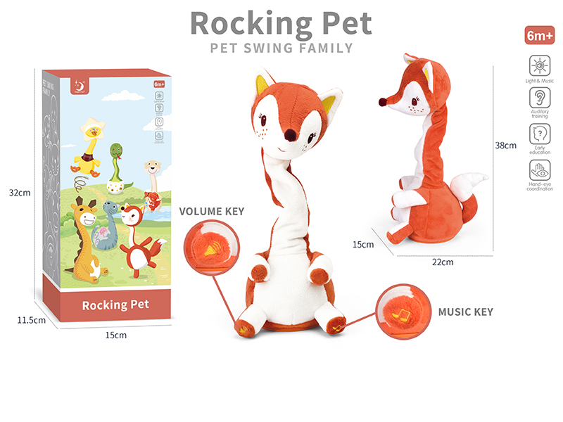 Plush Toy - Swinging Fox