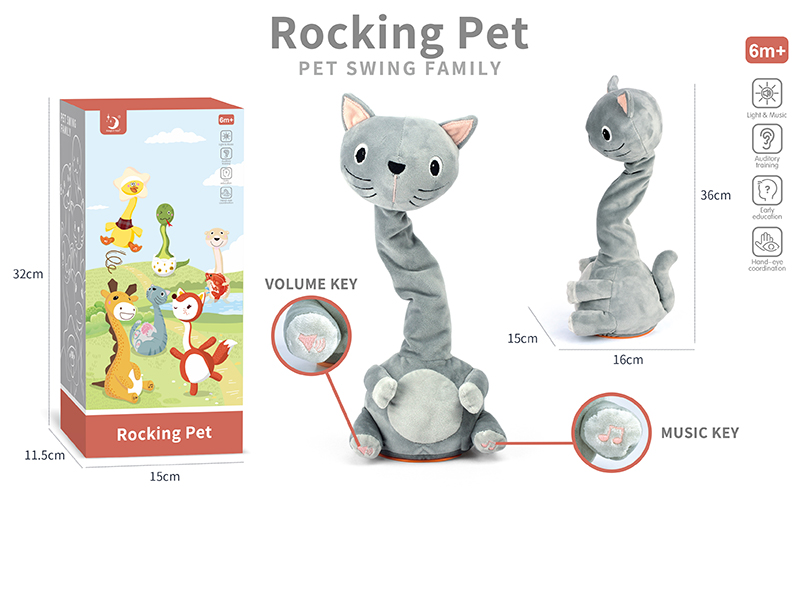 Plush Toy - Rocking Kitty