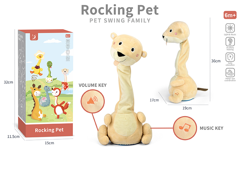 Plush Toy - Swinging Little Sea Otter