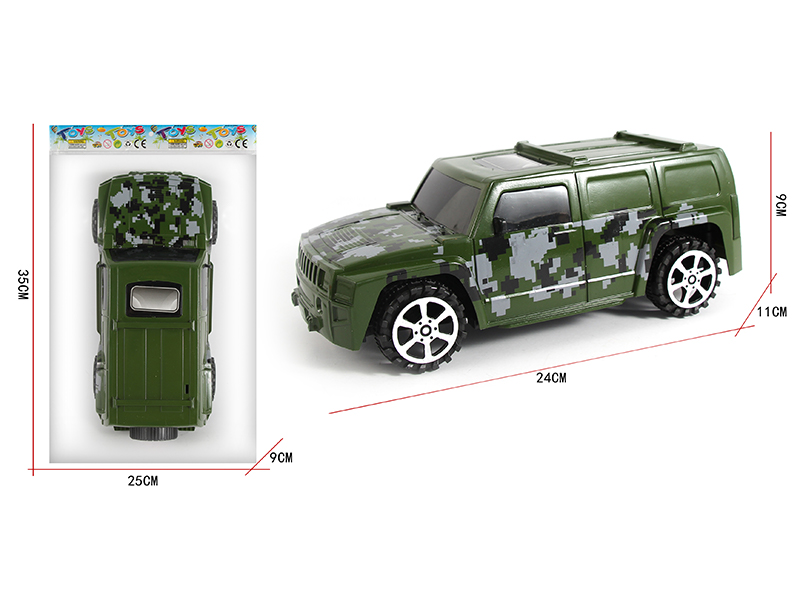 1:16 Friction Military Simulation H3 Hummer Off-Road Car
