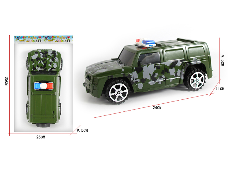 1:16 Friction Military Police H3 Hummer Off-Road Car