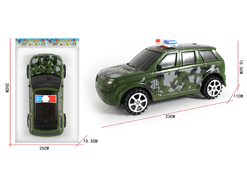 1:16 Friction Military Police Off-Road Car(Land Rover)